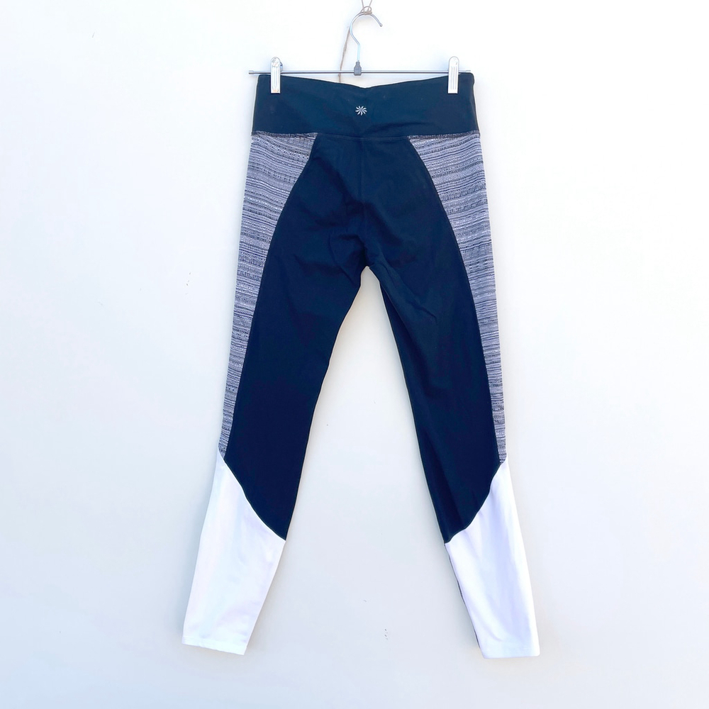 ATHLETA Chatarunga High Rise Colorblock Jacquare Athletic Tight, Medium - Picture 2 of 9
